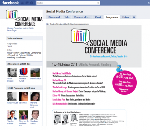 Facebook Fanpage Social Media Conference