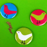 3er Twitter Magnet Set